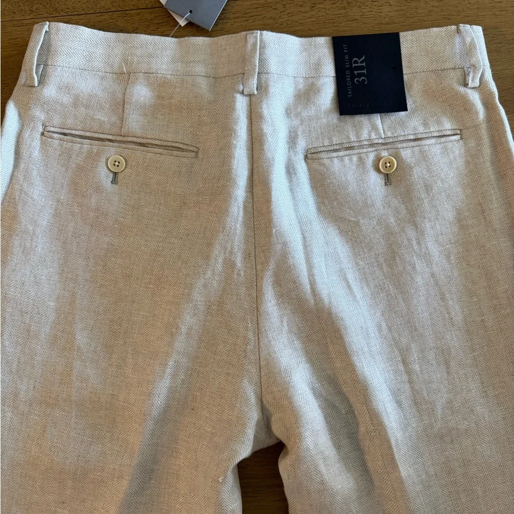 Banana Republic Tan Dress Pants Straight-Leg